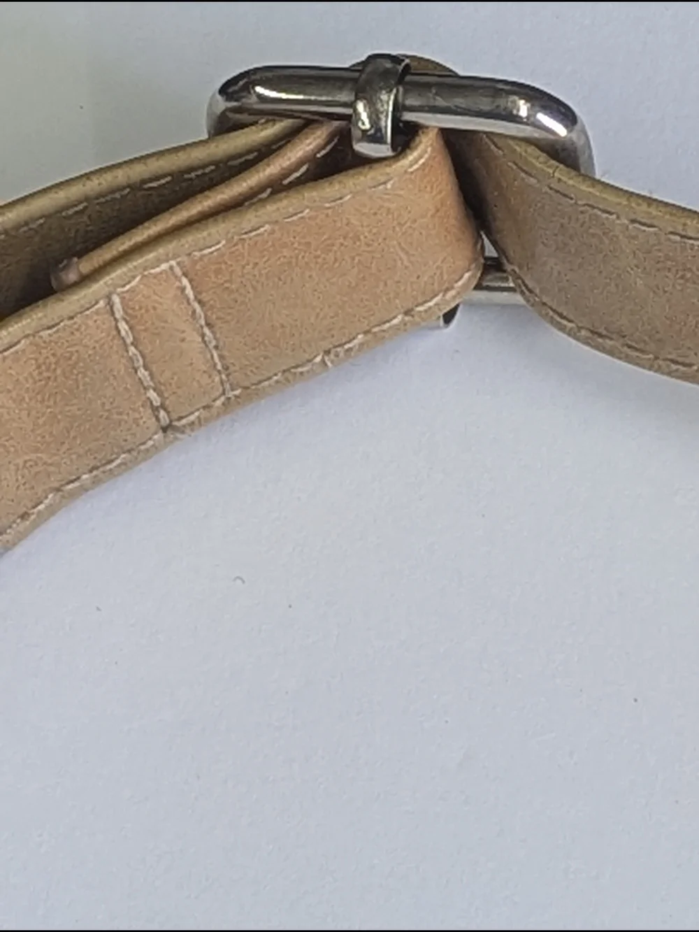 Stone Mountain Crossbody Bag Gray Canvas Tan Leather Trim Multi Pocket Adjustabl